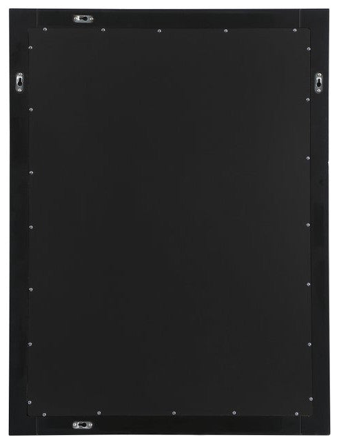 Elegant Decor Aqua Vanity Mirror Black