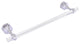 Pacific Grove 18" Shower Door Towel Bar with Twisted Accents, Satin Chrome