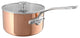 Mauviel M''3S Copper Saucepan With Lid & Cast Stainless Steel Handle, 2.6-qt