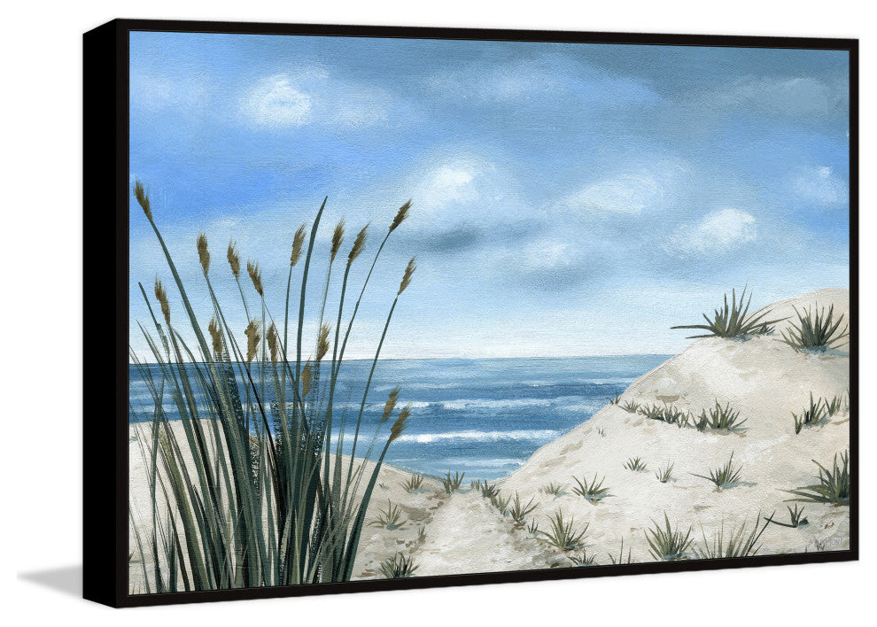 "Lost Somewhere" Floater Framed Painting Print on Canvas, 24x16