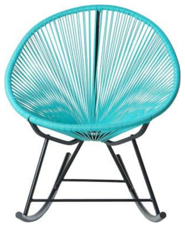 Acapulco Rocker Chair, Turquoise