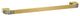 Carmen Wall Towel Rail Holder, Swarovski Crystal, Gold, Small 14"