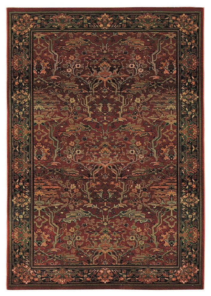 Oriental Weavers Kharma 465R4 Red RUG