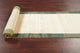 Gabbeh Border Traditional Area Rug Hand-Knotted Persian, Beige, 10'8"x2'7