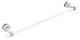 Pacific Beach 24" Shower Door Towel Bar with Groovy Accents, Matte White