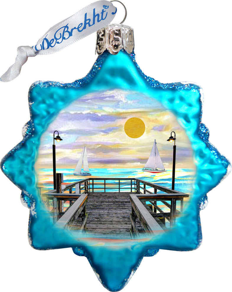 At The Sea, Set of 3 Ornaments