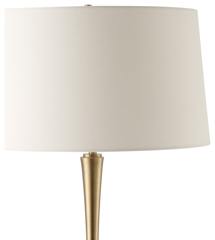 Uttermost Shino Antique Brass Floor Lamp