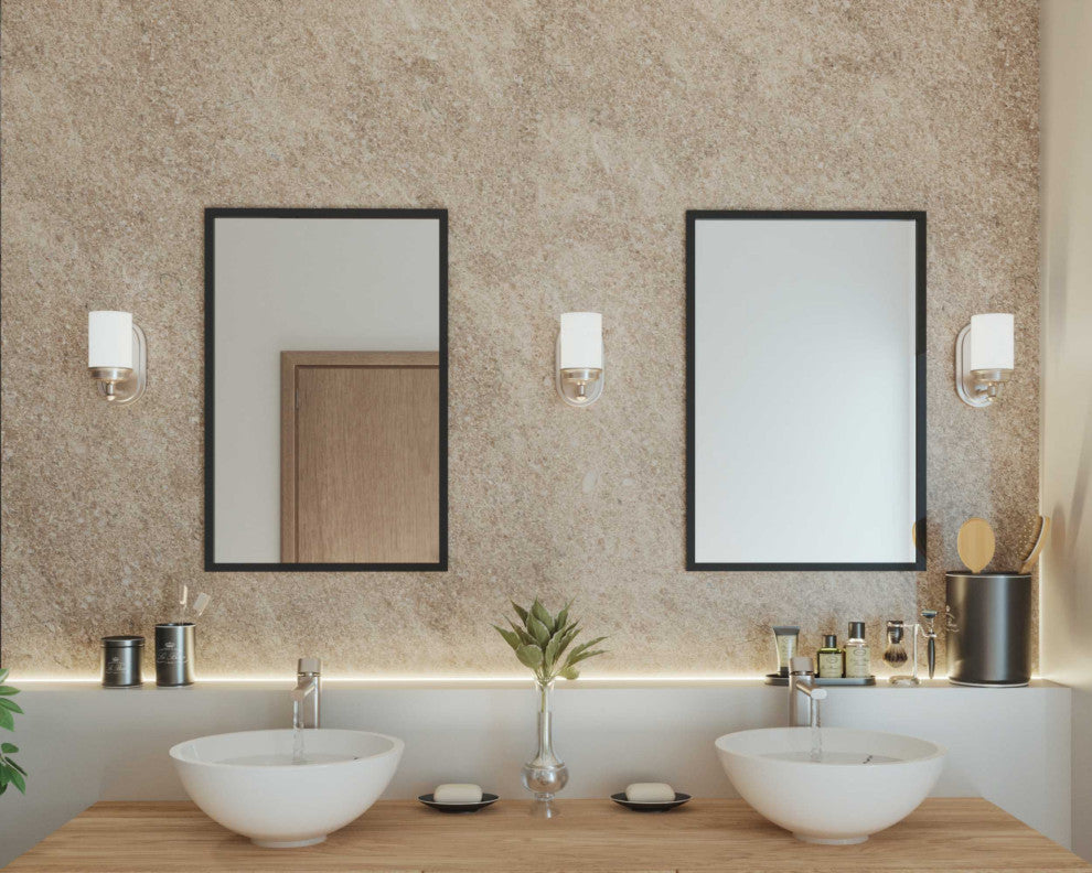 Glide 1-Light Bath, Brushed Nickel