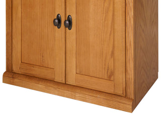 Huntington Oxford Wood Bookcase With Doors