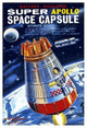 "Battery Operated Super Apollo Space Capsule" Print by Retrorocket, 17"x24"