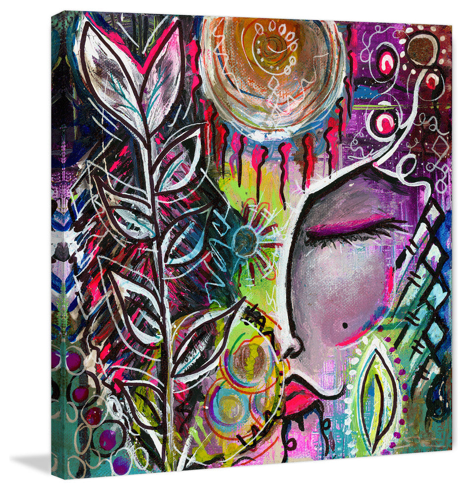 Marmont Hill, "Goddess" by Sloane Kady Painting Print on Wrapped Canvas, 48x48