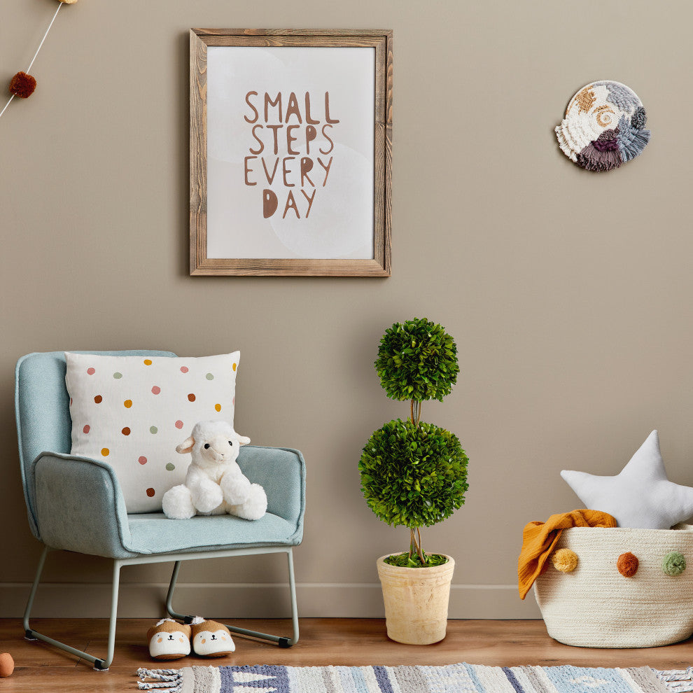 Lifestyle environment showing the topiary in a room setup.