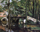 Paul Cezanne The Pont de Maincy, 20"x25" Wall Decal