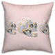 Floral Sugar Skulls 18x18 Throw Pillow