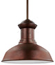 Fredericksburg LED Outdoor Pendant, Weathered Copper