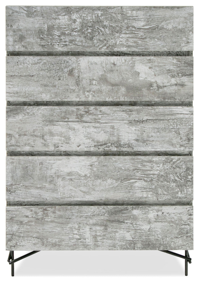 Nova Domus Aria Italian Modern Matte Gray Chest