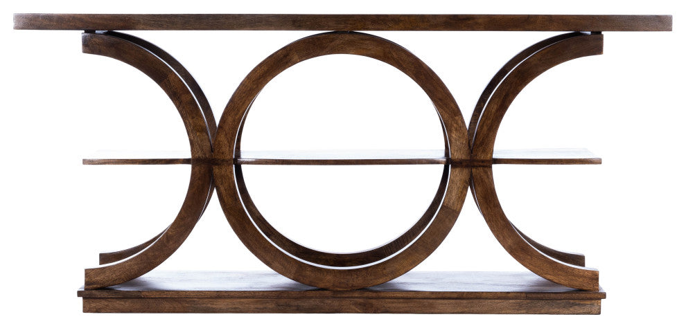 Stowe Brown Rustic Console Table