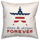 Stars and Stripes Forever Star 18x18 Spun Poly Pillow