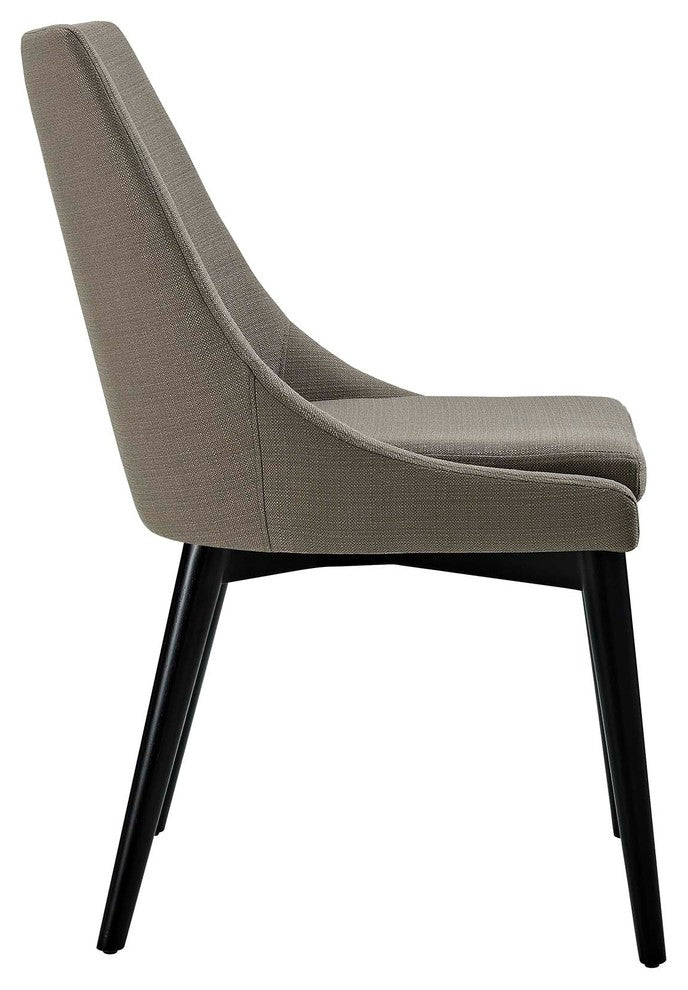 Viscount Fabric Dining Chair, Granite