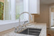 Del Mar Two Handle Kitchen Widespread Faucet, Oil Rubbed Bronze