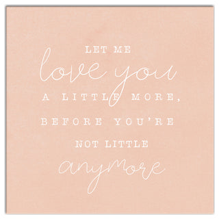 Let Me Love You 20x20 Canvas Wall Art