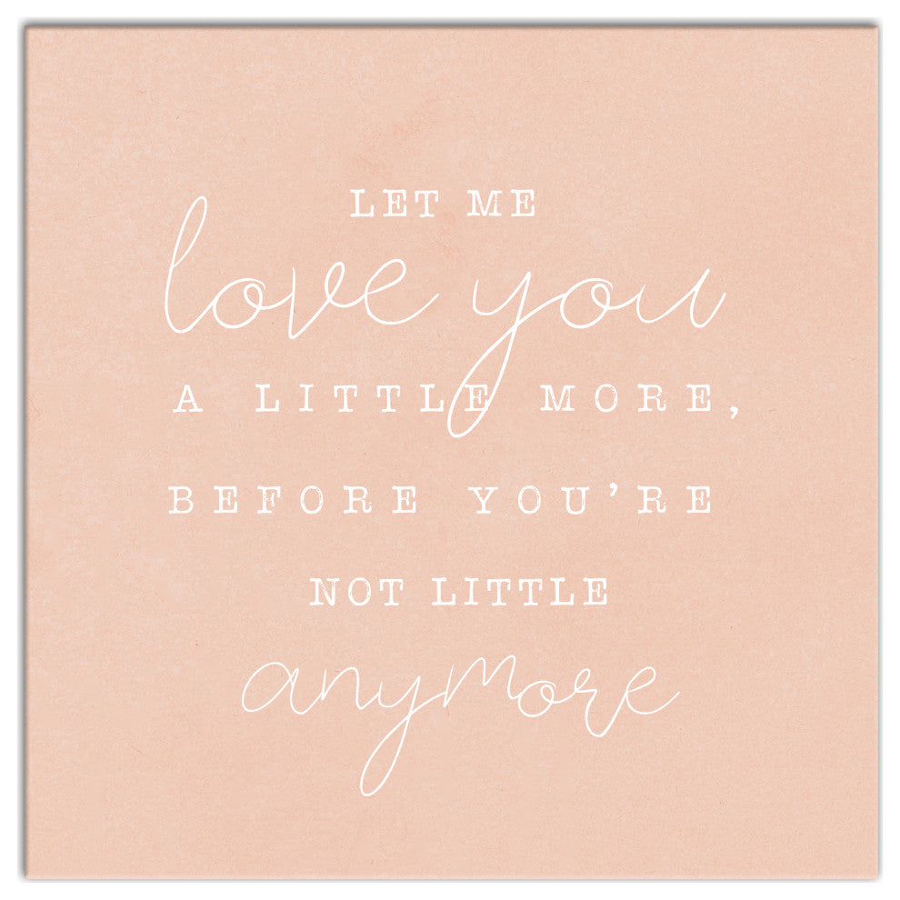 Let Me Love You 20x20 Canvas Wall Art