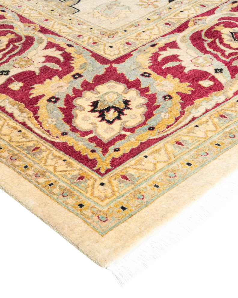 Mogul, One-of-a-Kind Hand-Knotted Area Rug Ivory, 10' 3 x 14' 1