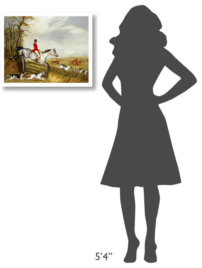 "The Belvoir Hunt" Digital Paper Print by Henry Thomas Alken, 24"x19"