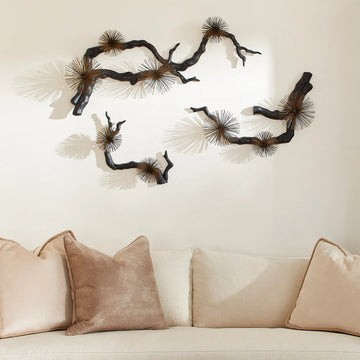Ichiyo Wall Decor, Black Medium