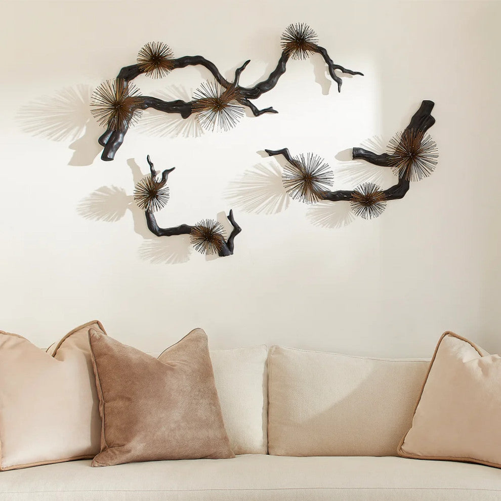 Ichiyo Wall Decor, Black Medium