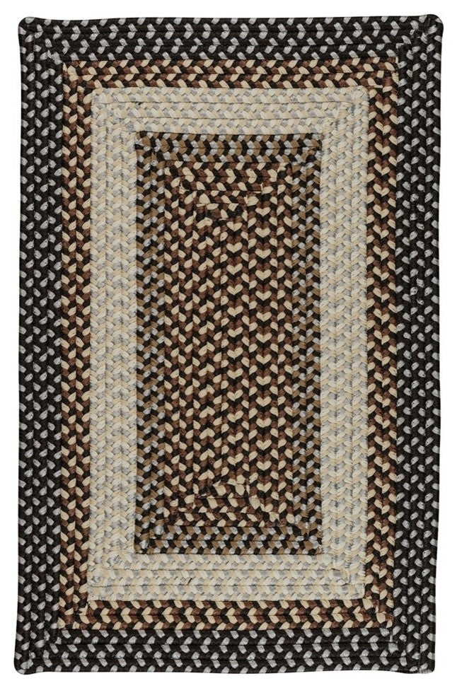 Tiburon TB49 Misted Gray Indoor/Outdoor Area Rug, Rectangular 8'x11'