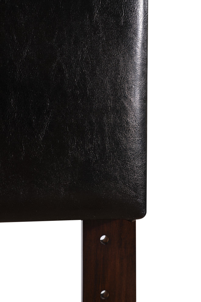 Novo Faux Leather Headboard, Black, Queen