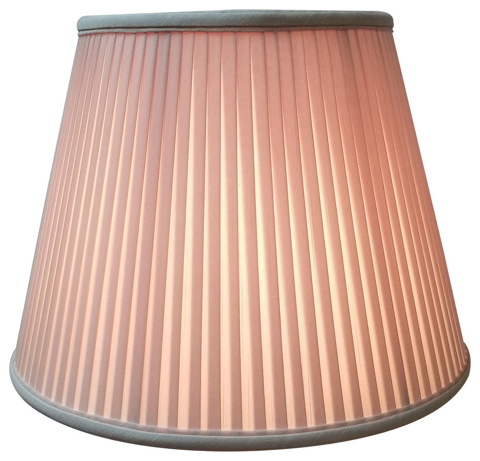 Empire Side Pleat Basic Lampshade, Beige, 10"x16"x12.5"