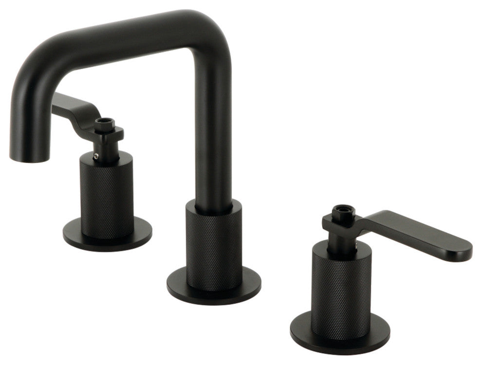 Kingston Brass KS1410KL Widespread Bathroom Faucet, Push Pop-Up