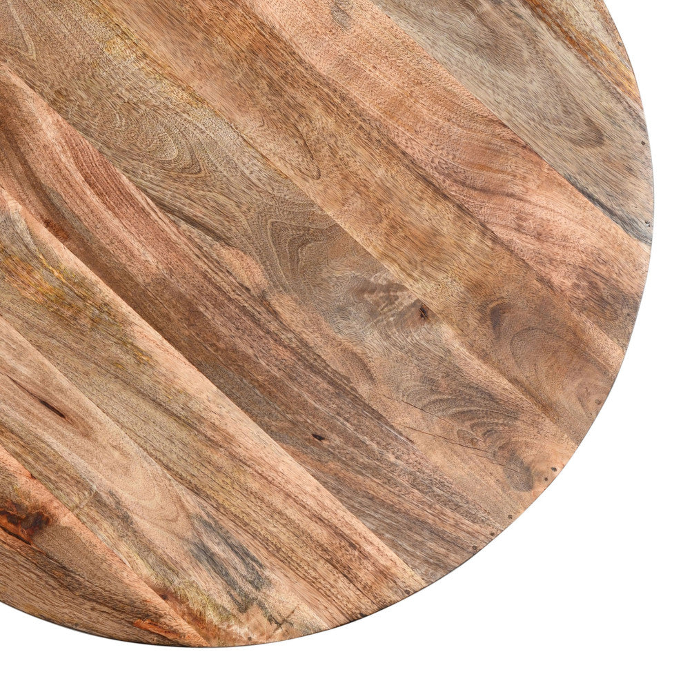 Contemporary Solid Wood Coffee Table, Natural