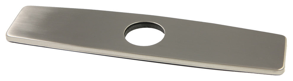 Luxier Kitchen Faucet Single-Hole Deck Plate, 10", Brushed Nickel