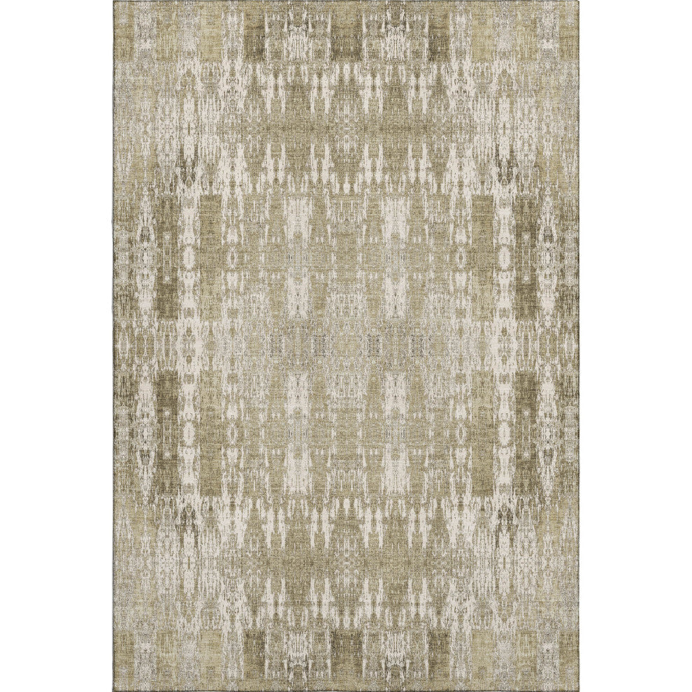 Premium Machine Washable Mayfield AMF580 Beige 8' x 10' Rug