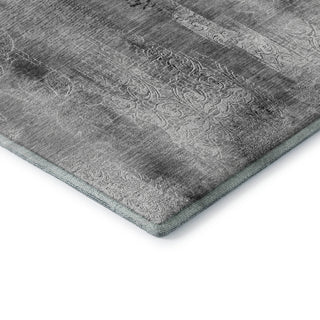 Premium Machine Washable Mayfield AMF537 Gray 1'8" x 2'6" Rug