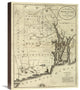 "State of Rhode Island, 1796" Stretched Canvas Giclee by John Reid, 17"x22"