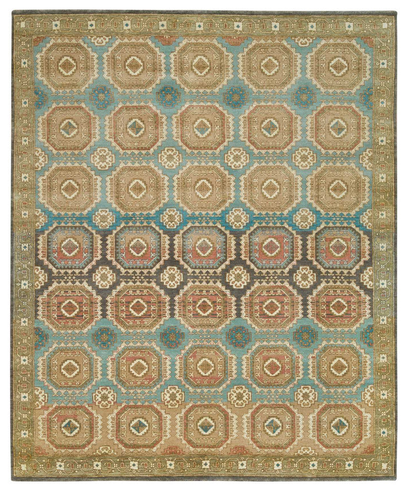 Hand Knotted, Natural Dyes, Soft and lush pile Oriental Rug, 8'3"x10'