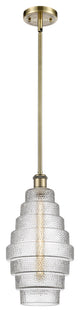 Innovations 516-1S-AB-G672-8-LED 1-Light Mini Pendant, Antique Brass