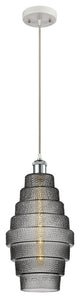 Innovations 516-1P-WPC-G673-8 1-Light Mini Pendant, White, Polished Chrome