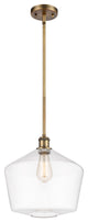 Innovations 516-1S-BB-G652-12 1-Light Mini Pendant, Brushed Brass