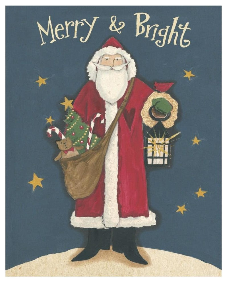 "Vintage St.Nick I" Digital Paper Print by Anne Tavoletti, 18"x22"