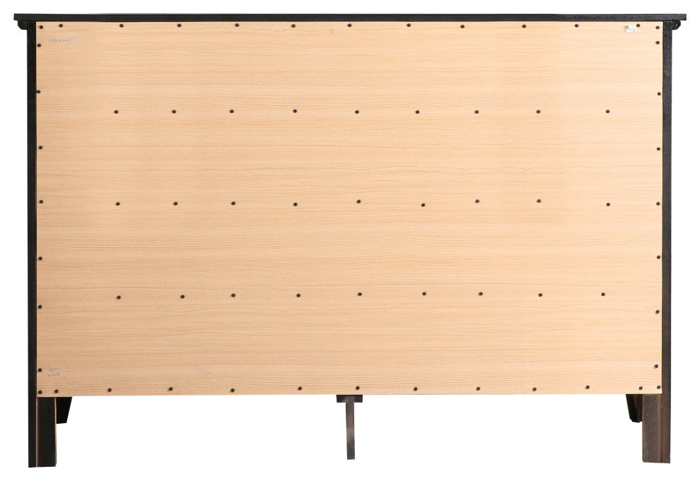Simeon 8-Drawer Dresser, Black