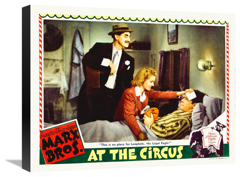 "Marx Brothers - At the Circus 04" Canvas by Hollywood Photo Archive, 22x17"