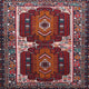Ahgly Company Indoor Square Traditional Area Rugs, 7' Square