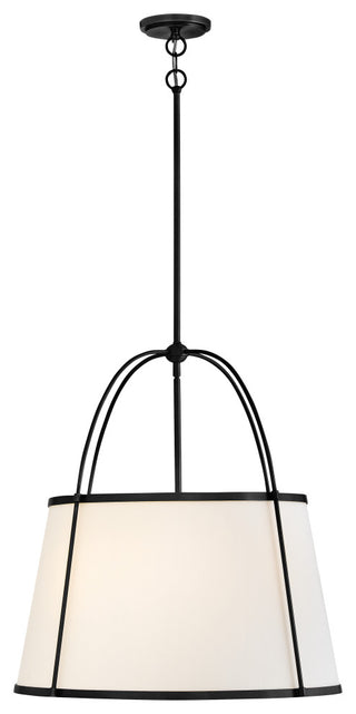 Hinkley Clarke Medium Drum Chandelier, Black