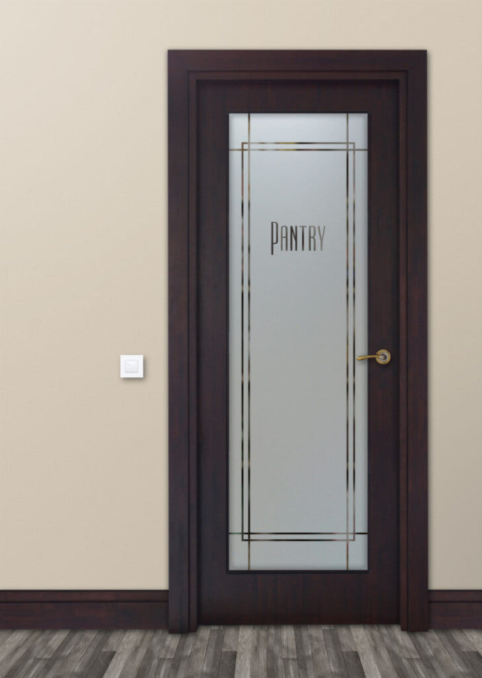 Pantry Door - Ultra Pantry - Primed - 24" x 84" - Knob on Left - Push Open