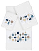 Khloe 3 Piece Embellished Towel Set